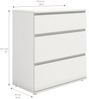 Kommode Nora Sideboard Schubladen Schrank Highboard Schlafzimmer Möbel weiss Bild 4