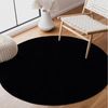 Sanat Teppich Uni, rund, Höhe: 13 mm, robuster Kurzflorteppich, große Farbauswahl, Wohnzimmer, alle Räume Bild 4