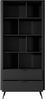 Bettso 'LANTE' Standregal, Holzwerkstoff Schwarz, 194x38x88 cm Bild 5