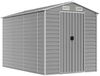 vidaXL Gartenhaus Hellgrau 191 x 300 x 198 cm Verzinkter Stahl 3188244 Bild 2