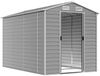 vidaXL Gartenhaus Hellgrau 191 x 300 x 198 cm Verzinkter Stahl 3188244 Bild 3