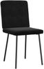 vidaXL Esszimmerstühle 4 Stk. Schwarz Samt 3315292 Bild 4