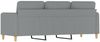 vidaXL 3-Sitzer-Sofa Hellgrau 180 cm Stoff 359486 Bild 5