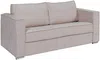 Vente-unique - LORETO Sofa Stoff Schokoladenbraun - B 223 cm95 cm x H 90 cm x L 215 cm Bild 2