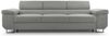 Selsey 'Capurso' Schlafsofa mit verstellbaren Kopfstützen und Stauraum, Cord, Beige Bild 5