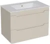 Vente-unique - ARUBA Waschbeckenmöbel Holz, Platte Beige - B 46 cm x H 59 cm x L 80 cm Bild 3