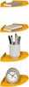 vidaXL Schwebendes Regal mit Regal 4 pcs Senfgelb 15 x 15 x 2 cm 8004081 Bild 3
