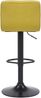 2er Set Barhocker RIVAN - Samt Gelb 40x40x85 cm | Barstuhl Mit Lehne Tresenhocker Tresenstuhl Kneipenhocker Kneipenstuhl Bild 4