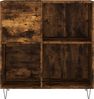 vidaXL Plattenschrank Räuchereiche 84,5x38x89 cm Holzwerkstoff 831777 Bild 4