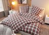 Flanell Bettwäsche Schotten Tartan rot Garnitur 135x220 + 80x80 Bild 4