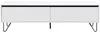 Vente-unique - ABUJA TV unit Holz, Platte Weiß - B 40 cm x H 45 cm x L 160 cm Bild 2