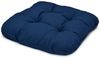 4er Set Beautissu Lisa Stuhlkissen 40 x 40 x 8 cm Dunkelblau Bild 2