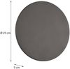 LED Außenwandleuchte BELLY Anthrazit, indirekte Beleuchtung Ø 25cm Bild 3