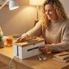 Relaxdays Kabelbox aus Bambus Bild 2