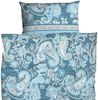 CASATEX Bettwäsche Sentta Blau Satin 155 x 220 + 80 x 80 cm Bild 2