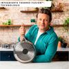 Jamie Oliver by Tefal Cook Smart Bratpfanne 24cm, unbeschichteter Edelstahl, induktionsgeeignet, Thermo-Fusion Boden, recycelbar, genieteter Griff, Edelstahl, E3110455 Bild 3
