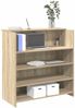vidaXL Empfangstresen Sonoma-Eiche 100 x 50 x 103,5 cm Holzwerkstoff 3324162 Bild 1