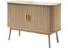 Casâme 'ERNEST' Vintage Sideboard Holzdekor 2 Schiebetüren - L110cm - Helles Holz Bild 3