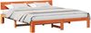 vidaXL Bettrahmen Wachsbraun 180 x 200 cm Massives Kiefernholz 872643 Bild 2