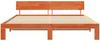 vidaXL Bettrahmen Wachsbraun 180 x 200 cm Massives Kiefernholz 872643 Bild 5