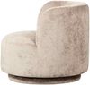Sessel Popular aus Chenille-Stoff, drehbar, Retro Chic, Natur, luxuriöse Struktur Bild 2