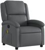 vidaXL Massagesessel Relaxsessel Grau Kunstleder 3205901 Bild 3