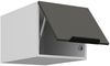 Küchen Aufsatzschrank 40 cm ARIA Graphite ultra matt + Weiss matt, hochwertige Fronten mit Anti Fingerprint Beschichtung Küchenzeile Küchenblock Bild 3