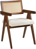 Esszimmerstuhl 2er Set AVA Holz Braun Hellbeige Bild 5