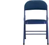 Vente-unique - ORTENSIA Stuhl Samt Blau - B 49 cm x H 79 cm x L 46 cm Bild 4