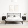 vidaXL Wand-Nachttische 2 Stk. Schwarz Eichen-Optik 38x34x40 cm 861250 Bild 3