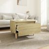 vidaXL Beistelltische 2 Stk. Sonoma-Eiche 50x46x35 cm Holzwerkstoff 819507 Bild 4