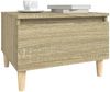 vidaXL Beistelltische 2 Stk. Sonoma-Eiche 50x46x35 cm Holzwerkstoff 819507 Bild 5