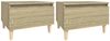 vidaXL Beistelltische 2 Stk. Sonoma-Eiche 50x46x35 cm Holzwerkstoff 819507 Bild 2