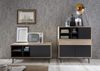 MAILBOX Lowboard MDF Dunkel Anthrazit Und Natur Bild 4