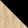 Runder Ausziehbarer Esstisch Dirko S (Farbe: Eiche Craft Gold/Schwarz) Bild 4