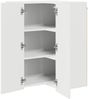 vidaXL Wand-Eckschrank PORTO Hochglanz Weiß 57 x 57 x 80 cm 885429 Bild 5
