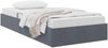 vidaXL Ottoman Bettgestell mit Speicher Dunkelgrau 90 x 190 cm Samt 3442851 Bild 3
