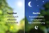 Solar Gartenlaterne mit LED Beleuchtung im Straßenlaternen-Design | mit Lichtsensor | ohne lästiges Kabel | einfache Montage | warm-weiße LEDs (Höhe: 180 cm) Bild 5