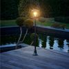Solar Gartenlaterne mit LED Beleuchtung im Straßenlaternen-Design | mit Lichtsensor | ohne lästiges Kabel | einfache Montage | warm-weiße LEDs (Höhe: 180 cm) Bild 4