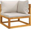 Holz Gartenmöbel Lounge Set 4-tlg Balkon Sitzgarnitur Kissen Outdoor Bild 4