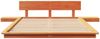 vidaXL Bettgestell Braun 120 x 190 cm Holz 872412 Bild 5