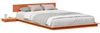 vidaXL Bettgestell Braun 120 x 190 cm Holz 872412 Bild 2