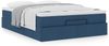 vidaXL Ottoman-Bett mit Matratze Blau 140x190 cm Stoff 3311112 Bild 4