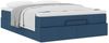 vidaXL Ottoman-Bett mit Matratze Blau 140x190 cm Stoff 3311112 Bild 5