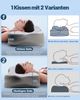 Sch?nheitskissen Nackenstš¹tzkissen, Kopfkissen Memory Foam, Kissen Seitenschl?ferkissen Kissen fš¹r Seiten Rš¹cken & Bauchschl?fer, Eisseidenstoff, atmungsaktiv und weich, Ergonomisches pillow 40 x 60 Bild 4