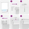 vidaXL Duschrollo mit Kassette 100x240 cm Stoffbreite 96 cm 4014968 Bild 5