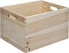 Trend Line Stapelbox, Holz natur, 30 x 40 x 23 cm Bild 2