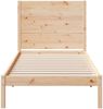 vidaXL Massivholzbett Extra Lang ohne Matratze 90x210 cm 3309267 Bild 4