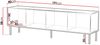Mirjan24 'Aropo' TV-Lowboard 3D, Nuss braun, 58 x 40 x 191 cm Bild 5