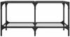 vidaXL Couchtisch mit Glasplatte Transparent 78,5x40x40 cm Stahl 845976 Bild 4